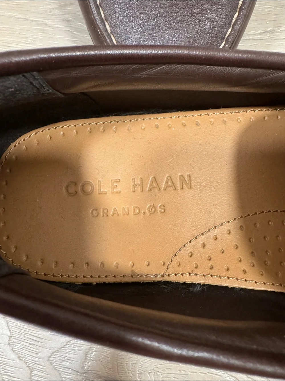 Cole Haan Brown Leather Penny Loafers